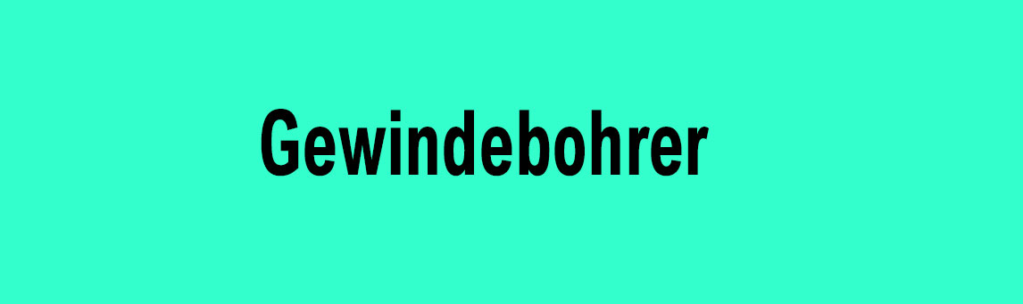 Gewindebohrer